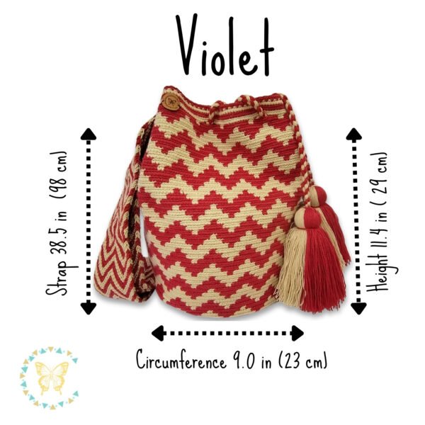 62 Violet Wayuu Bag